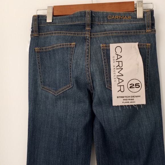 Carmar Stretch Denim Mid Rise Jean - Picture 8 of 12